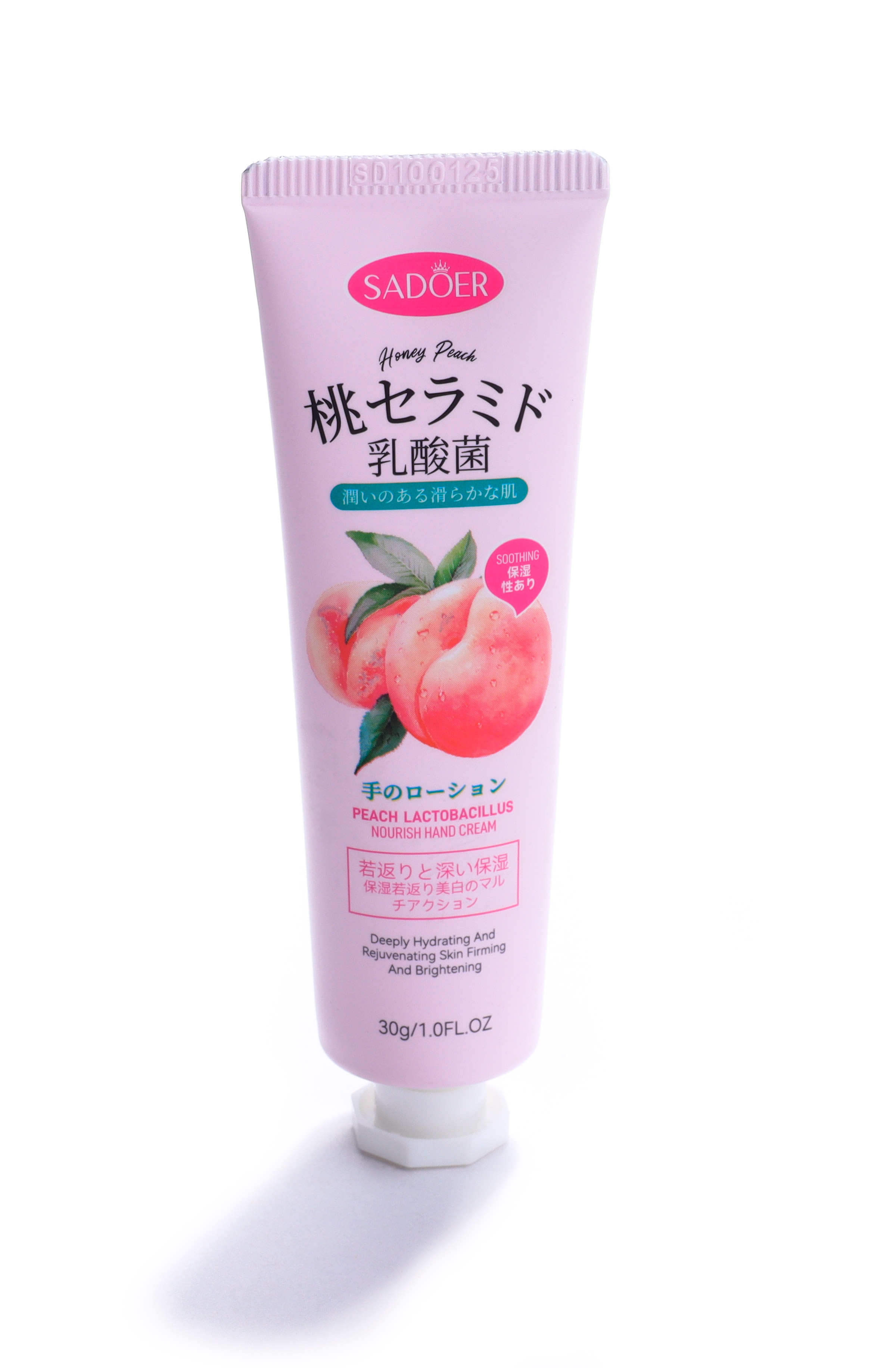 CREMA MANOS MINI SADOER DURAZNO
